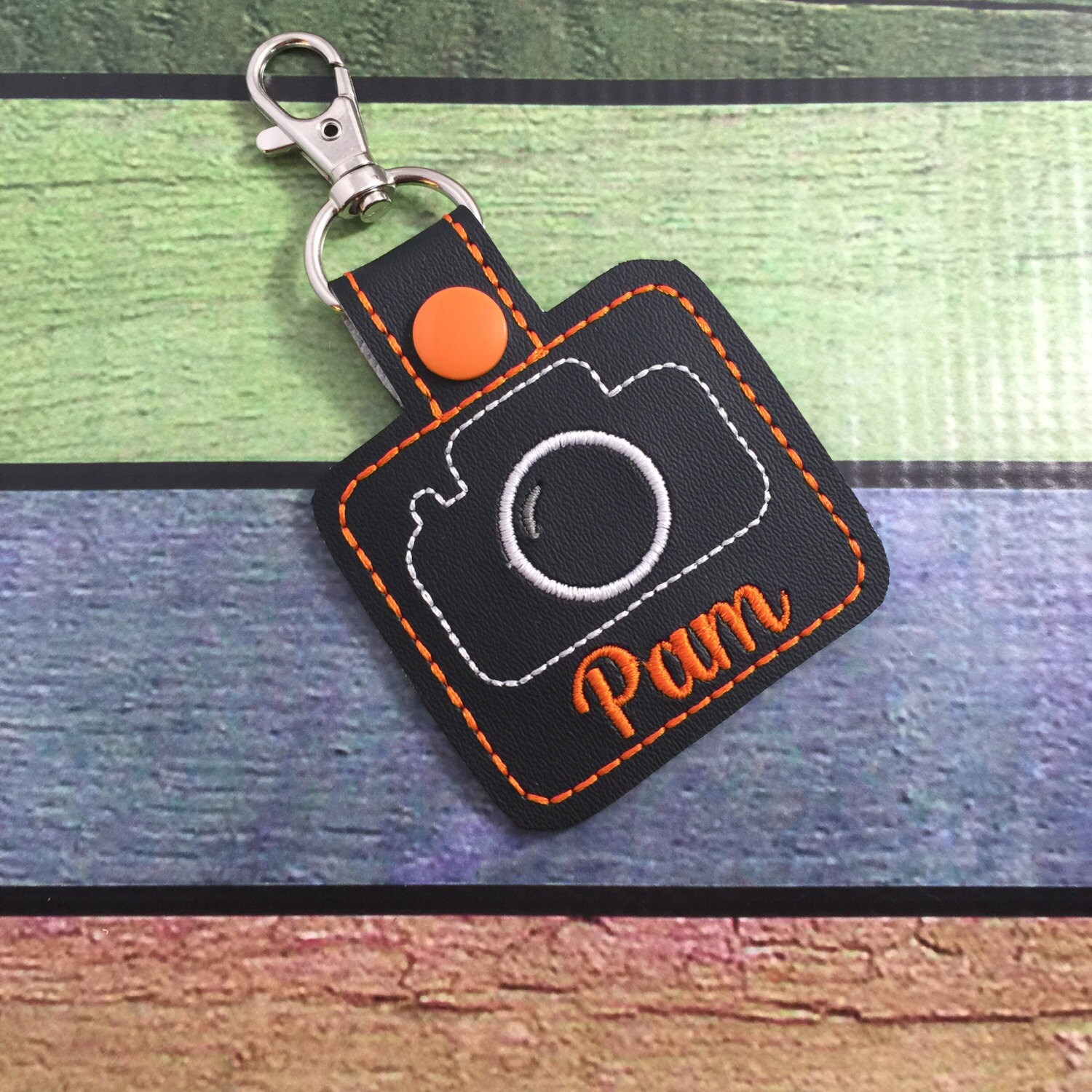 Camera Keychain photographer key fob photography clip on