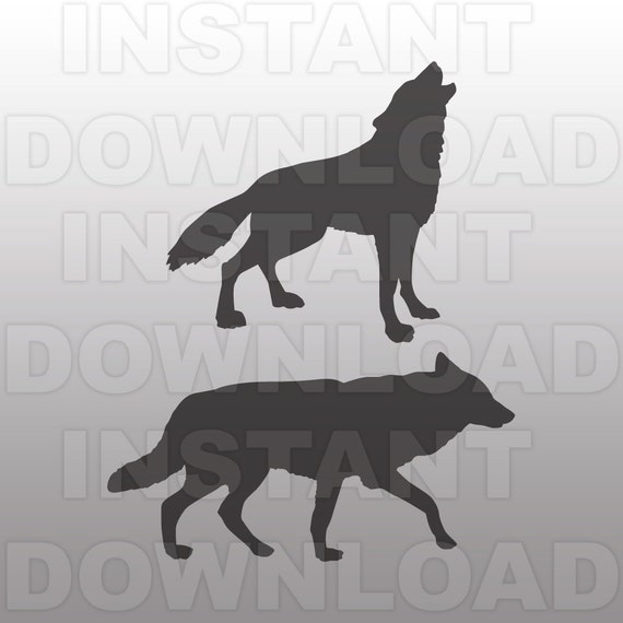 Download Wolf SVG File Howling Wolf SVG File Wolves SVG File