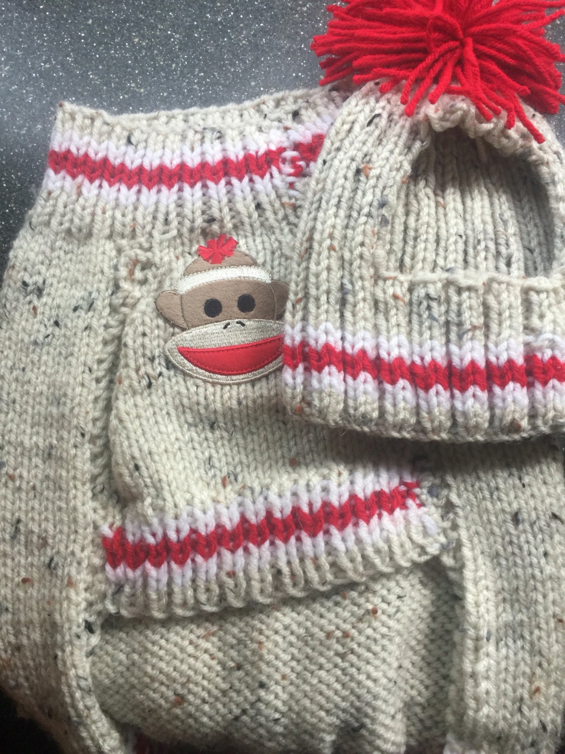 bluenotes sock monkey sweater