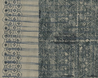 Nani Iro Kokka Japanese Fabric ori-some linen - koiai - 50cm