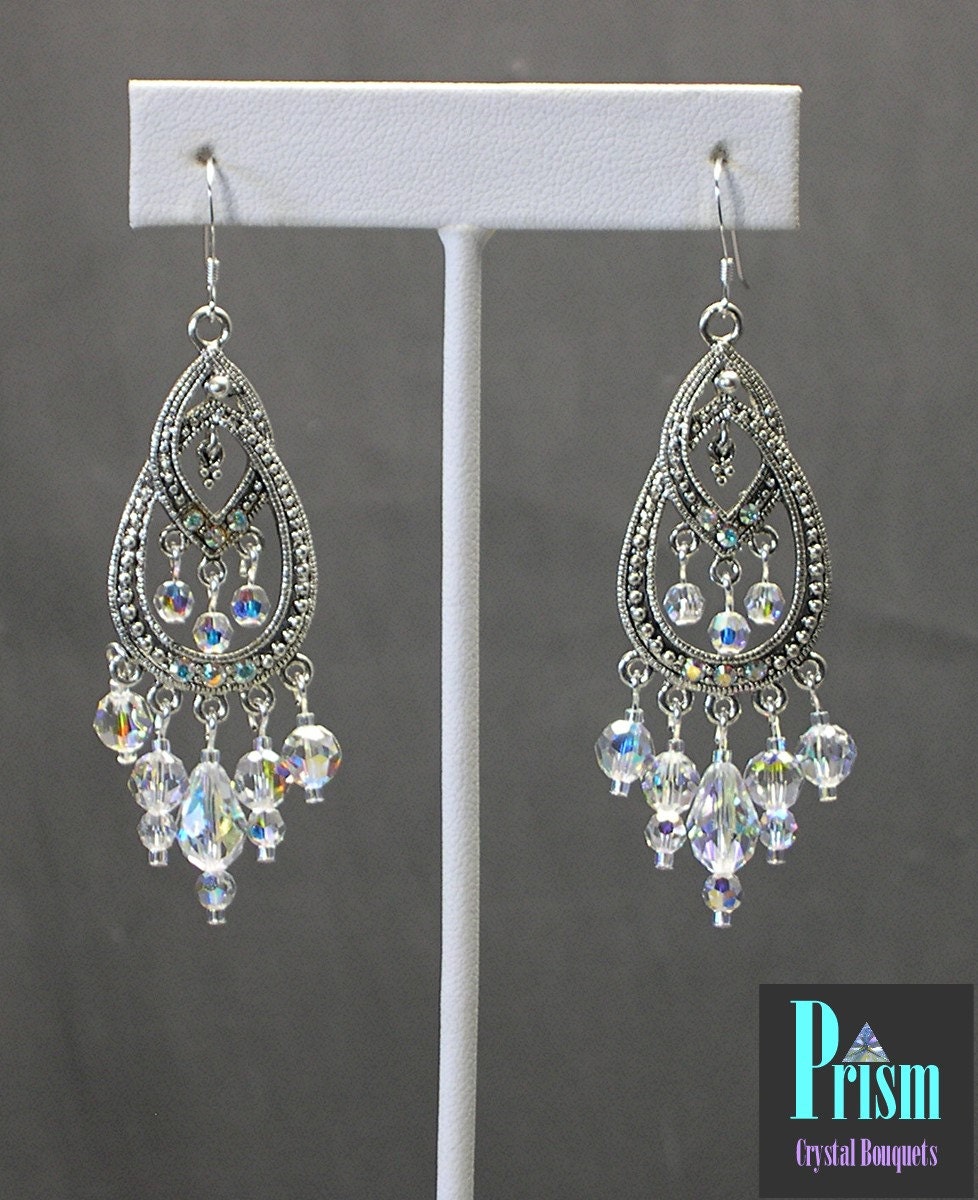 Dramatic Swarovski Chandelier Earrings