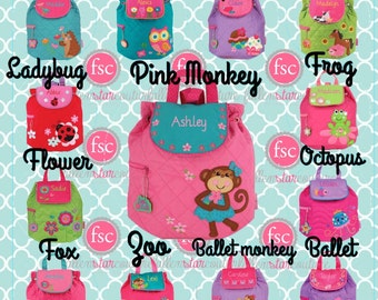 Kids backpack , toddler back back , toy bag , preschool backpack , stephen joseph backpack , personalized kids bag , CUPCAKE