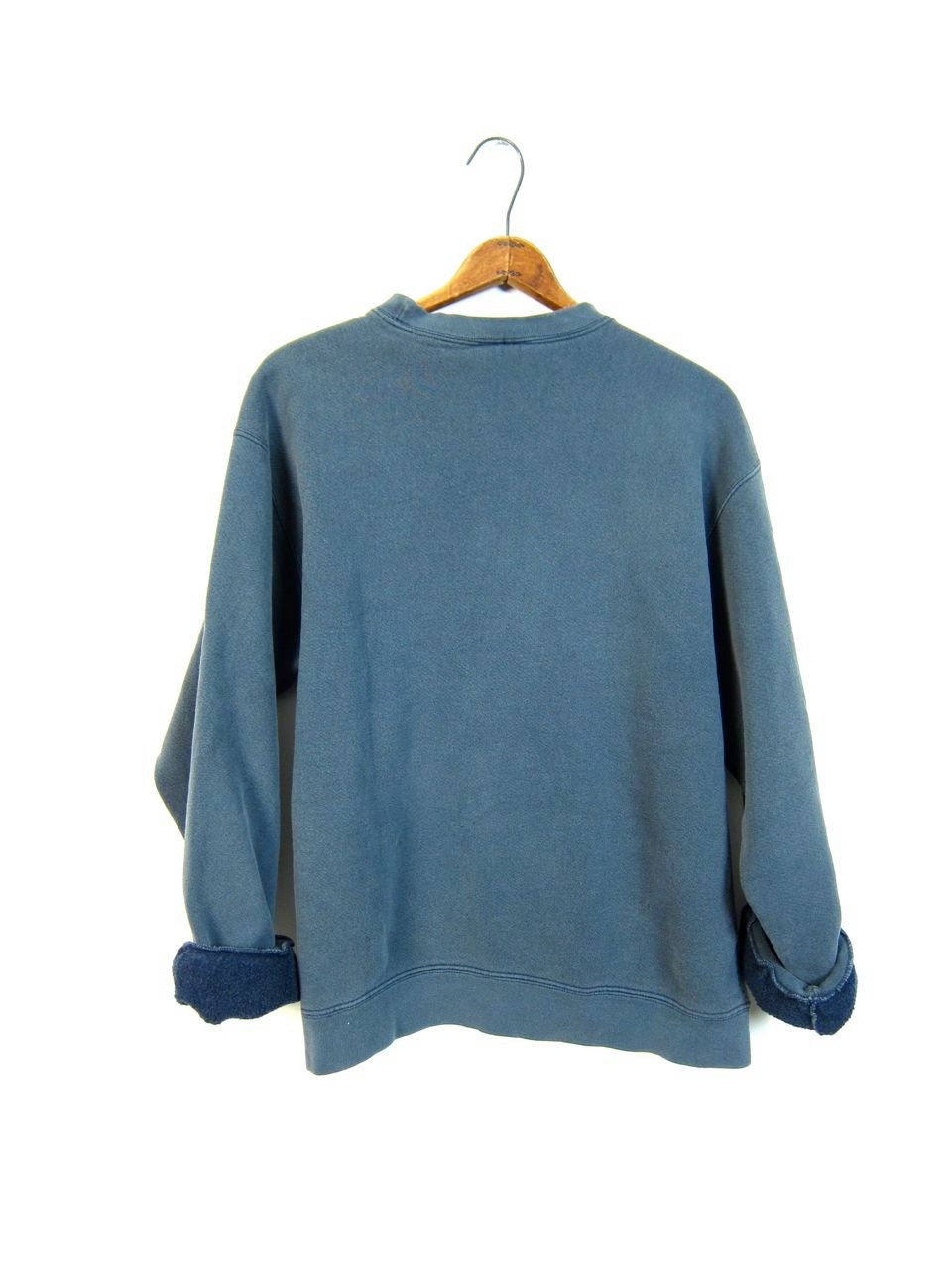 faded blue nike sweatshirt