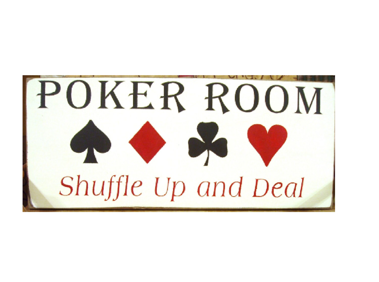 Poker signs for room