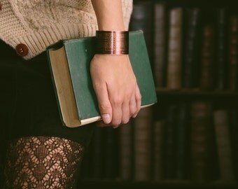 Charlotte Bronte Chapter Book - Jane Eyre Quote - Literary Book Cuff Bracelet - Gifts For Her - Librarian Gift - Teacher Bookish Gifts