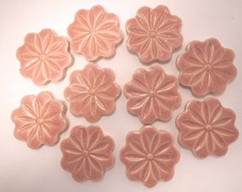 Pink Mosaic Flower Tiles-2 Dollars Each