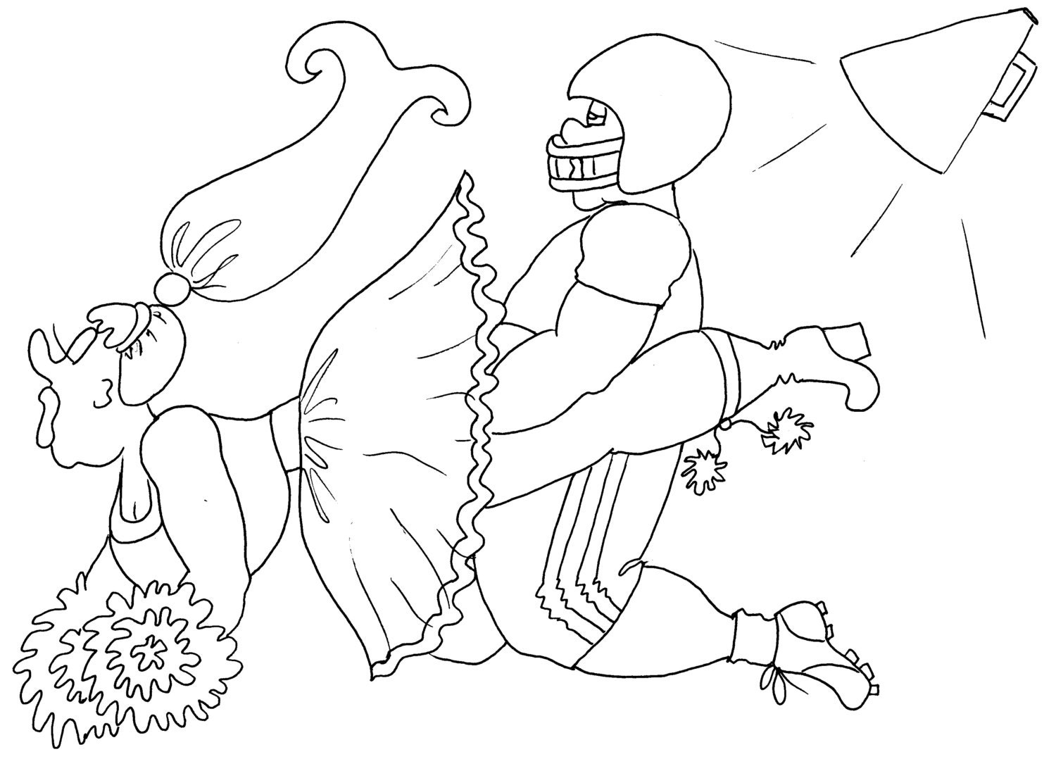 The Kneeling Wheelbarrow Kama Sutra Coloring Pages from the