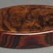 Walnut Burl and Cocobolo Small Wooden Box with Magnetic Catch, 'The Cricket Box'