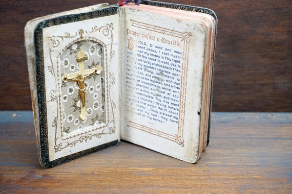 Items similar to Pearls Of Prayer- Vintage Catholic Prayer Book For ...