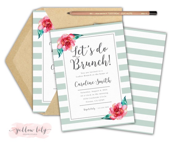 Ladies Brunch Invitation Wording 4