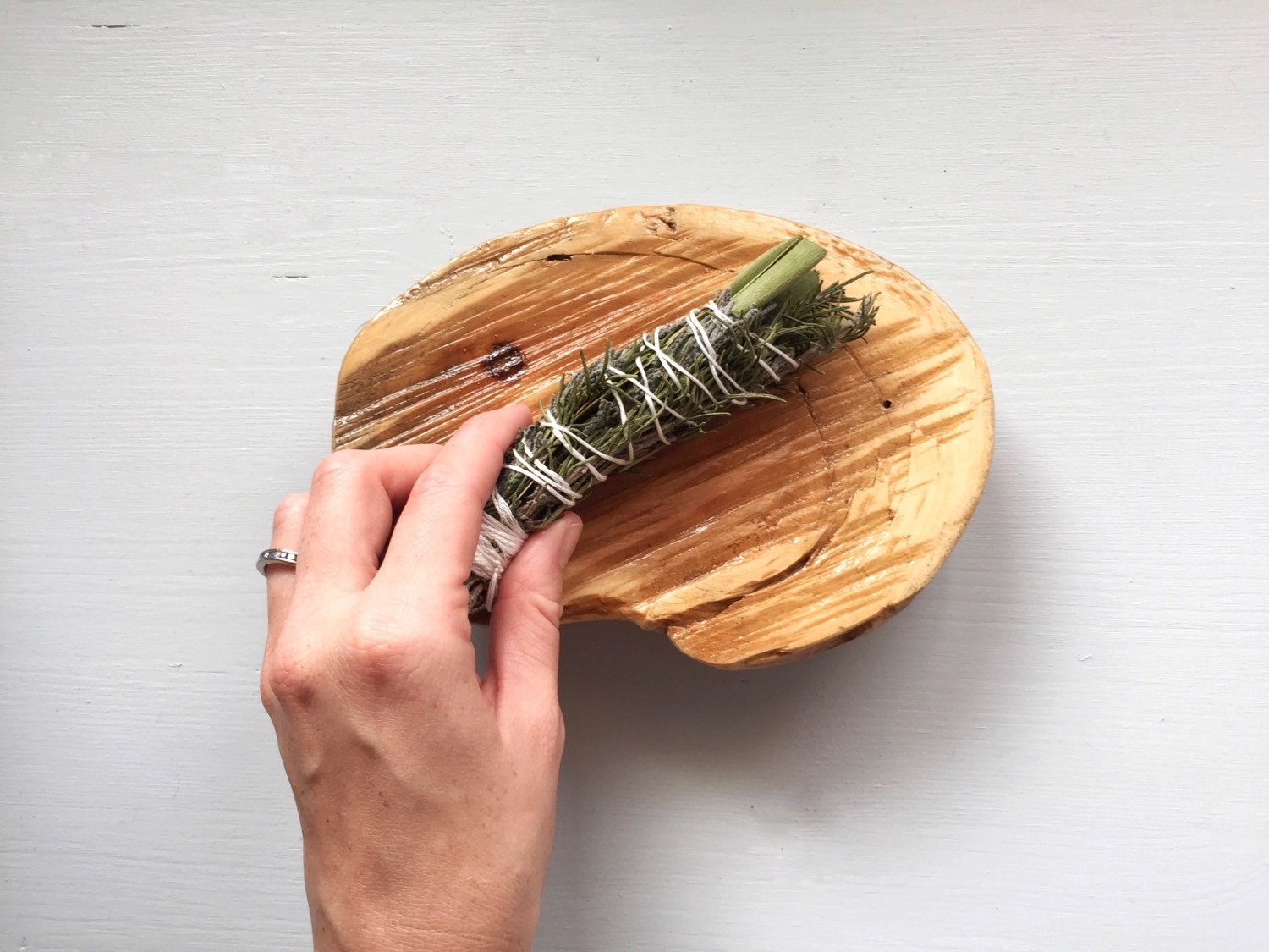 Natural Reclaimed Pine Wood Incense Plate. by ShopMadeInCalifornia