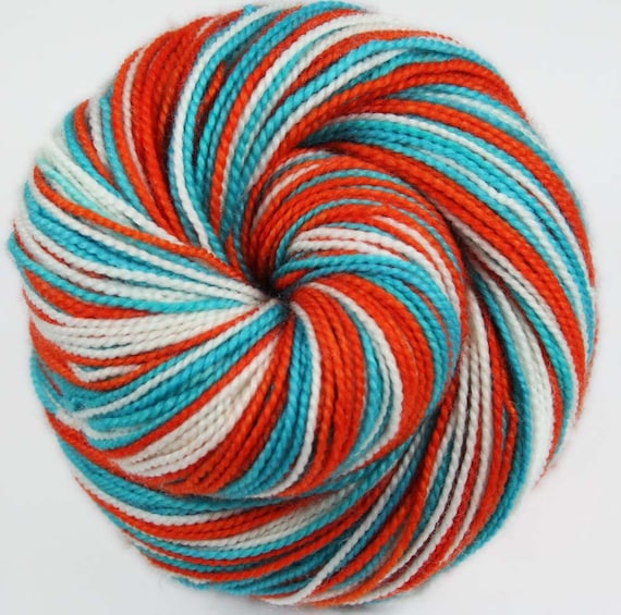 Items similar to DOLPHINS Superwash MerinoNylon Selfstriping Sock