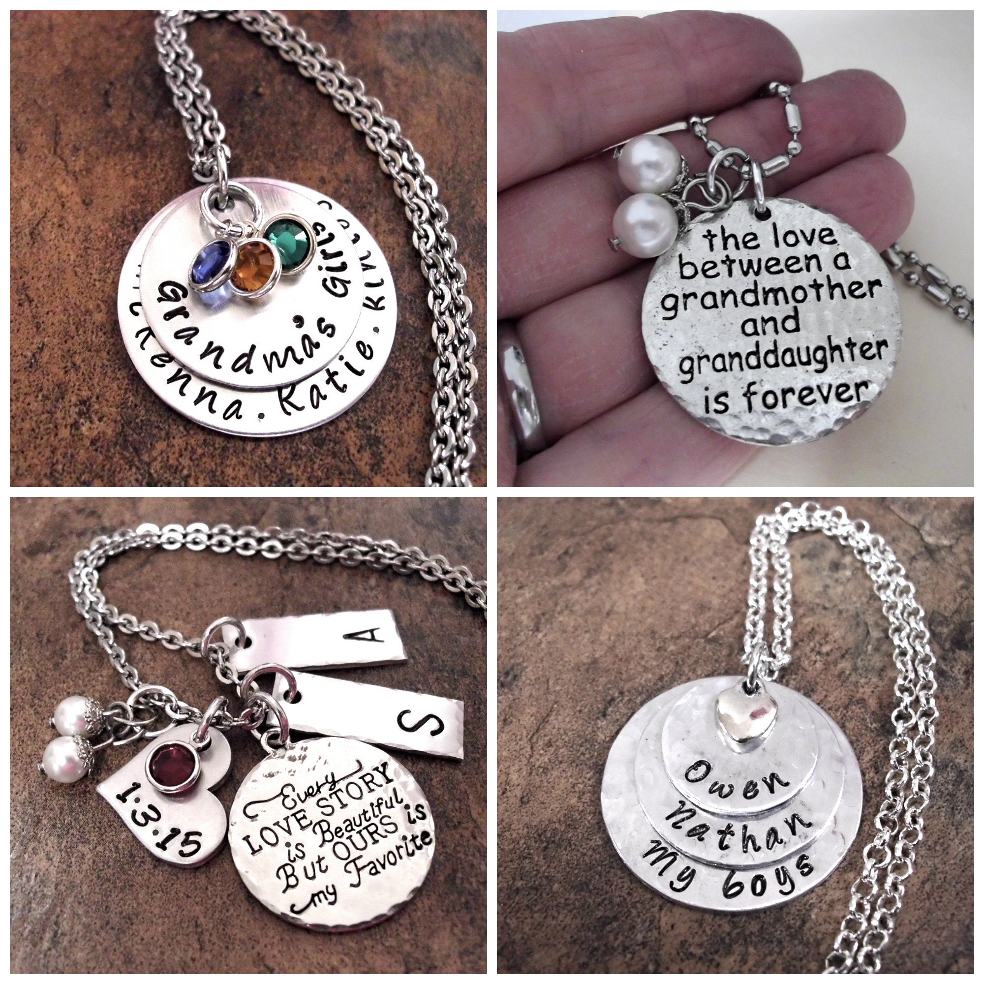 Personalized Jewelry Memorial Jewelry Keychain by CharmAccents