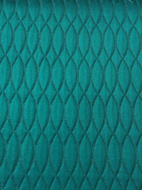 Green Quilted Curtain Fabric By The Yard Upholstery Fabric