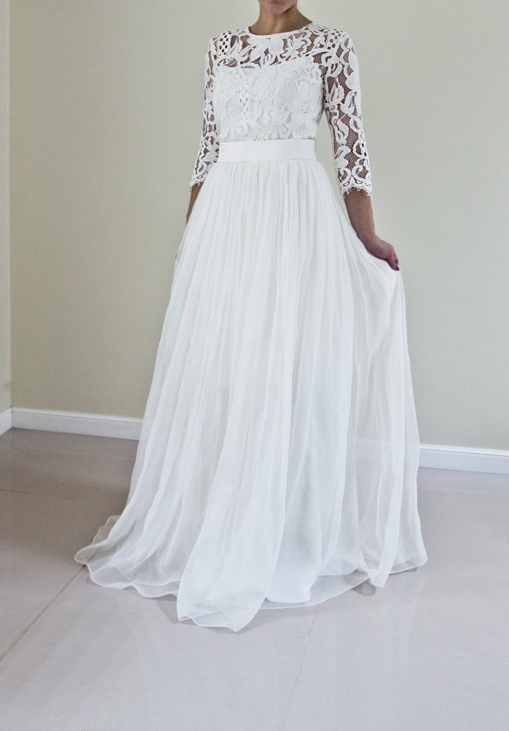 silk skirt wedding