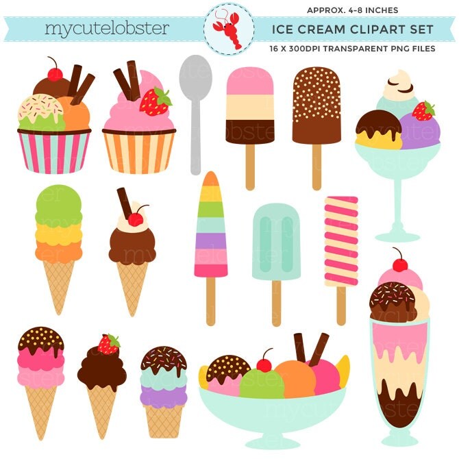 ice cream flavors clipart - photo #25
