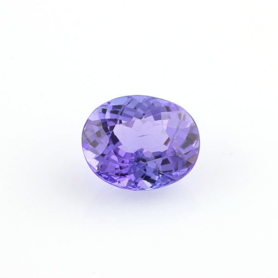 1.20ct Genuine Loose Tanzanite Gemstone Oval Purple DIA93