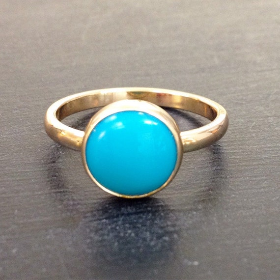 Turquoise gold ring Gold Rings For Women Arizona Turquoise