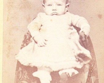 Vintage Photo Adorable Baby Girl Old Photograph Paper Ephemera Snapshot Photo Collectibles
