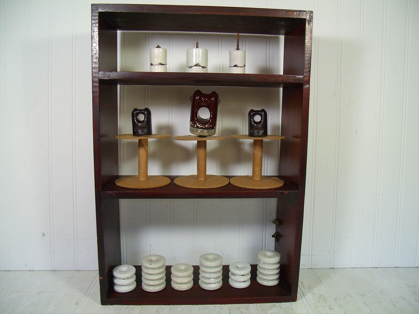 Old Knob & Tube Electrical Salvage Pieces Collection of 12