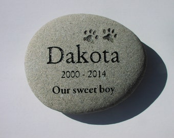 Pet Memorial Stones, Cat Memorial Stone, Dog Memorial, Custom Pet Grave Marker