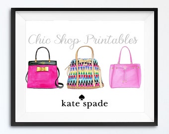 Kate Spade Wall Decor kate spade bag | etsy Kate Spade Wall Decor kate spade bag | etsy
