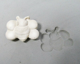 Handcaved Stamps, Pottery Supplies, Clay Stamp, Bisque Stamps, Bee Stamp ( 258 )