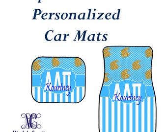 Alpha Delta Pi Personalized Car Mats