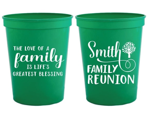 Family Reunion Cups Family Reunion Gifts Reunion Gifts 