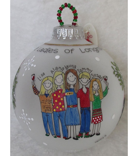 Best Friends Personalized Christmas Ornament By Imagesbynancyg