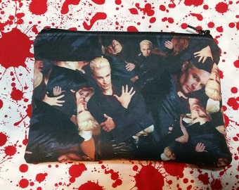 Spike Buffy the Vampire Slayer inspired zipper pouch