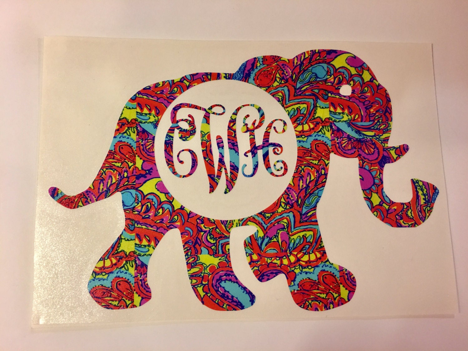 lilly pulitzer stuffed elephant