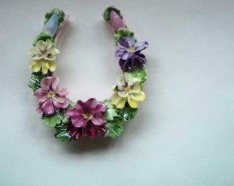 Royal Adderley Floral Horseshoe
