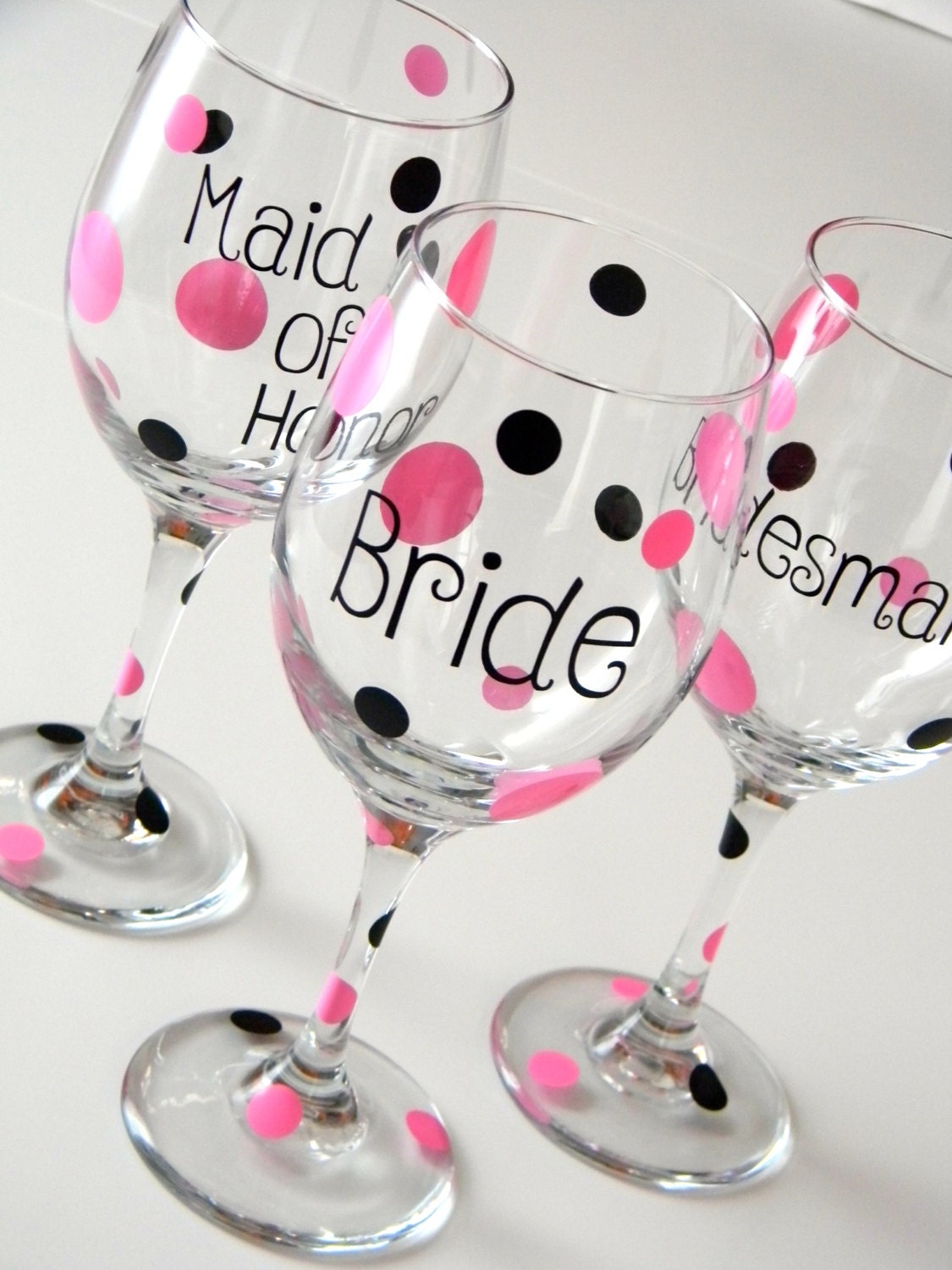 Bridal Party Wine Glasses Bachelorette Party Wine Glasses 8081