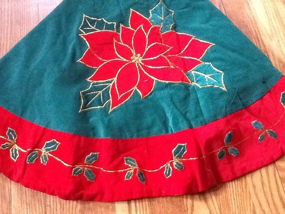 vintage christmas tree skirt velvet with by christmasnotions vintage christmas tree skirt velvet with by christmasnotions