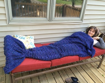 Mermaid Tail Blanket, Mermaid Tail Blanket Adult Child Teen, Mermaid Blanket, Crochet Mermaid Tail Blanket, Crochet Mermaid Tale, Gift