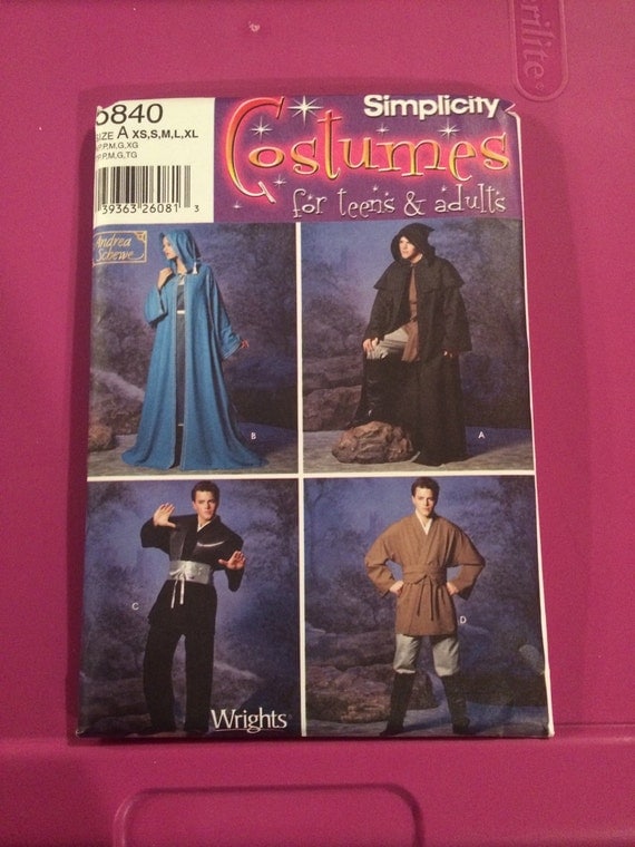 Simplicity Pattern 5840 Jedi Robes