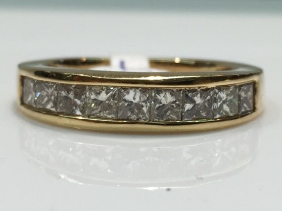 Diamond Band in 14K Yellow Gold