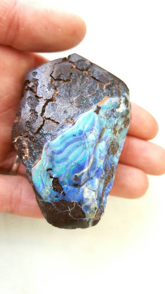 Sale Boulder Opal Raw Rough Display Specimen Lapidary Material