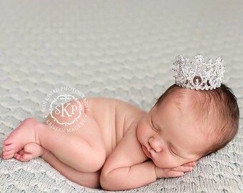 Newborn Crown - Photo Prop - crystal crown | Tiara - Ice Princess