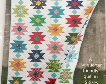 Quilt Pattern Rainbow Checks fat quarter friendly PDF