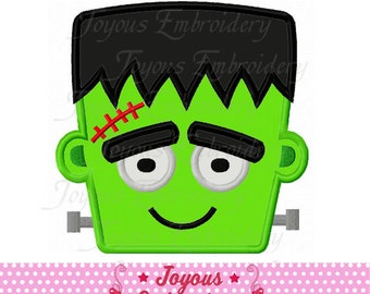 Instant Download Halloween Frankenstein Applique Machine Embroidery Design NO:2190