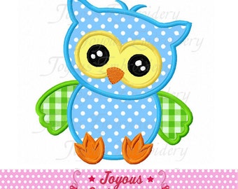 Instant Download Cute Baby Owl Applique Embroidery Design NO:2014