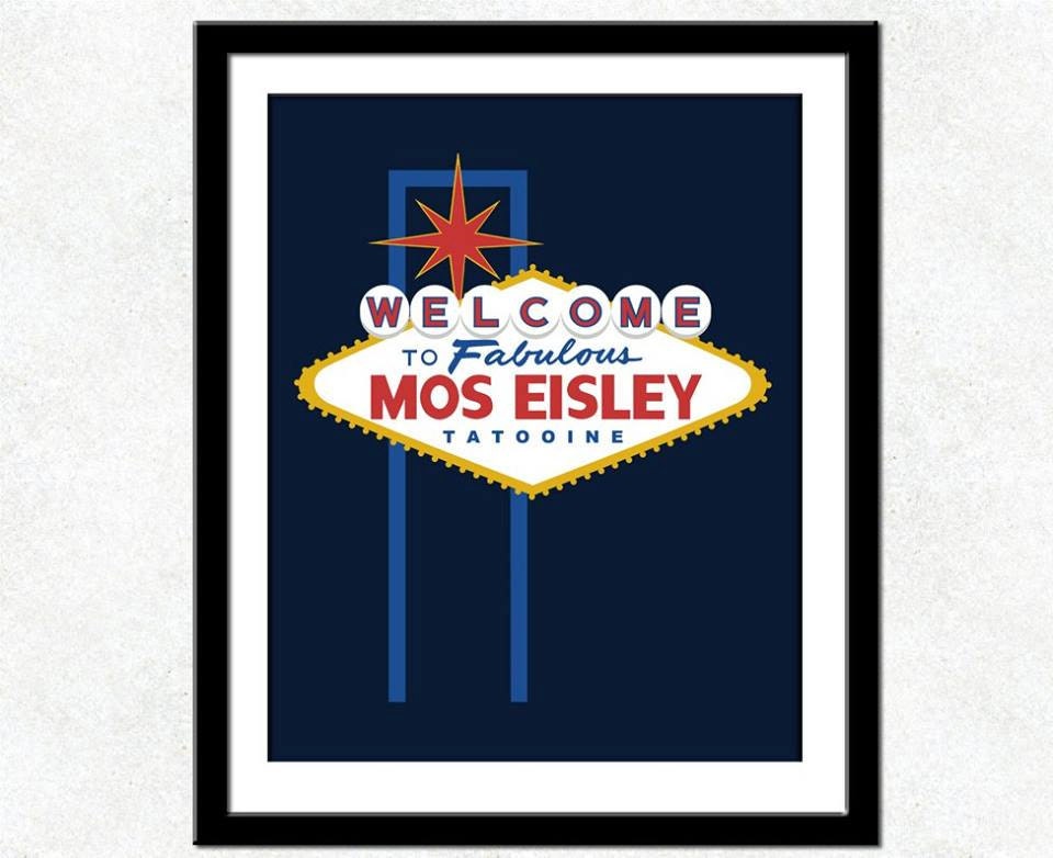 Star Wars Poster Welcome To Fabulous Mos Eisley