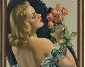 For the 1942 Baby, For Pinup Pin-Up Collectors, 1942 Complete Calendar, Beautiful Woman on Front #86 For the 1942 Baby, For Pinup Pin-Up Collectors, 1942 Complete Calendar, Beautiful Woman on Front #86