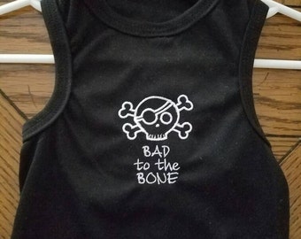 bad to the bone dog t shirt