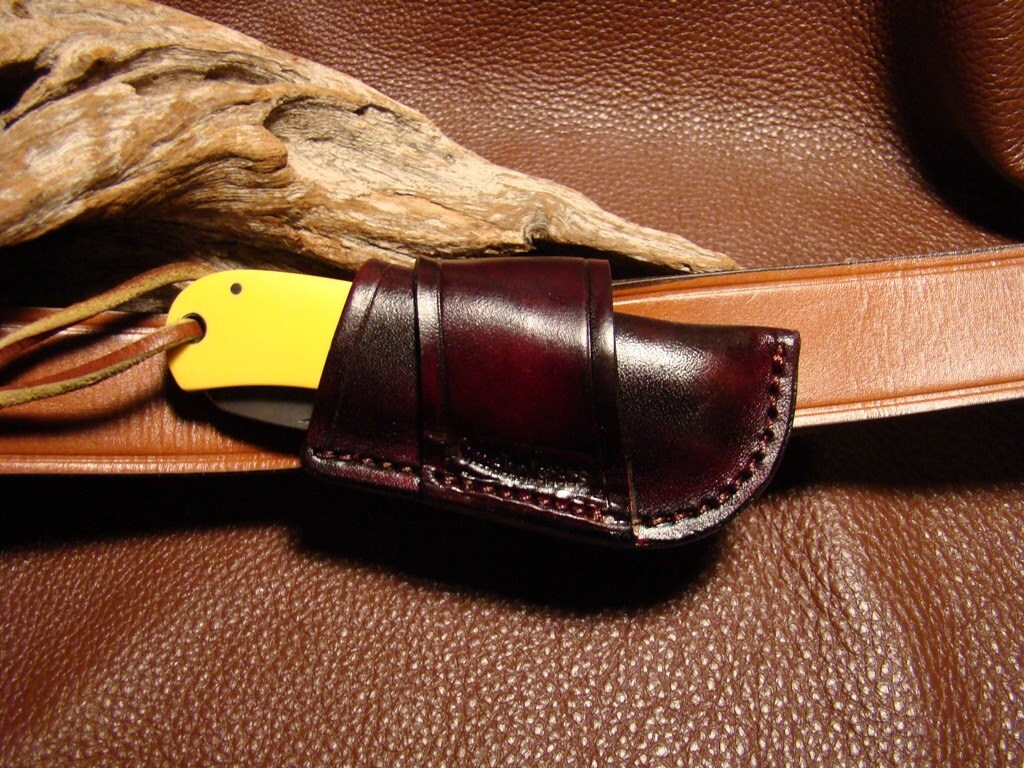 CMEHolsters Mahogany Horizontal Knife Sheath