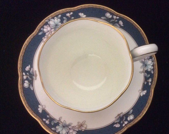 Noritake Sandhurst Flat Cup and Saucer Set Item 9792 Japan