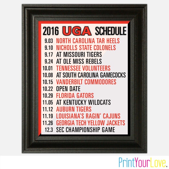 Items similar to 2016 UGA University of Football Season Game