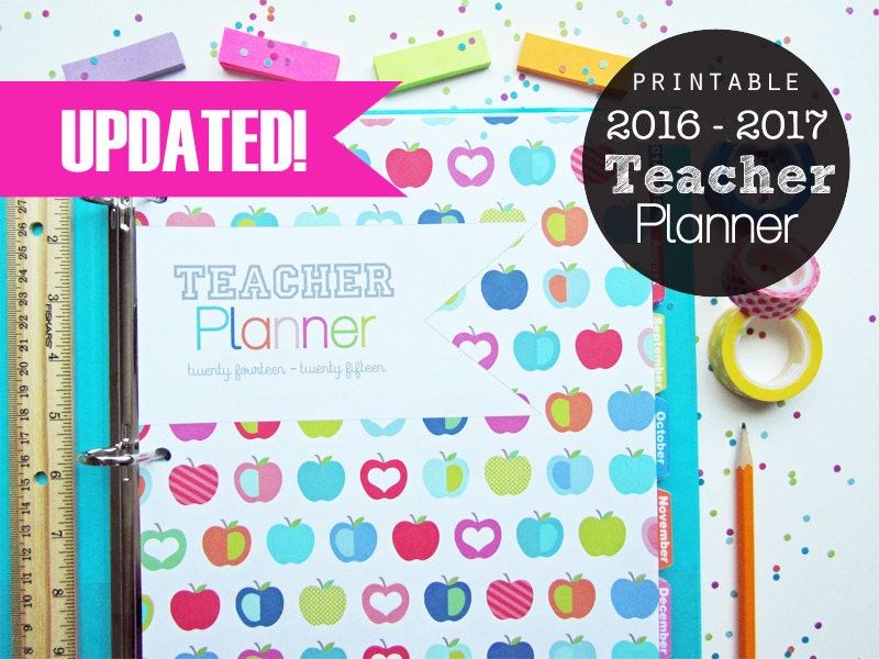 13 free planner pages and resources for teachers